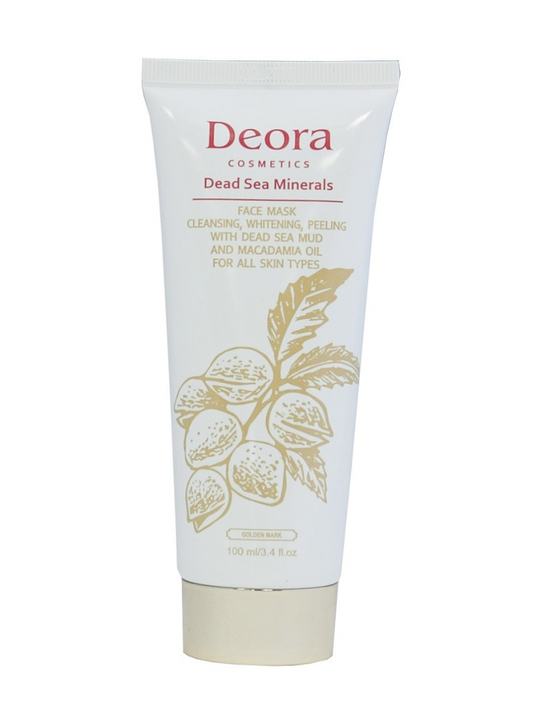 Deora Dead Sea mascarilla limpiadora y blanqueadora con barro del Mar Muerto