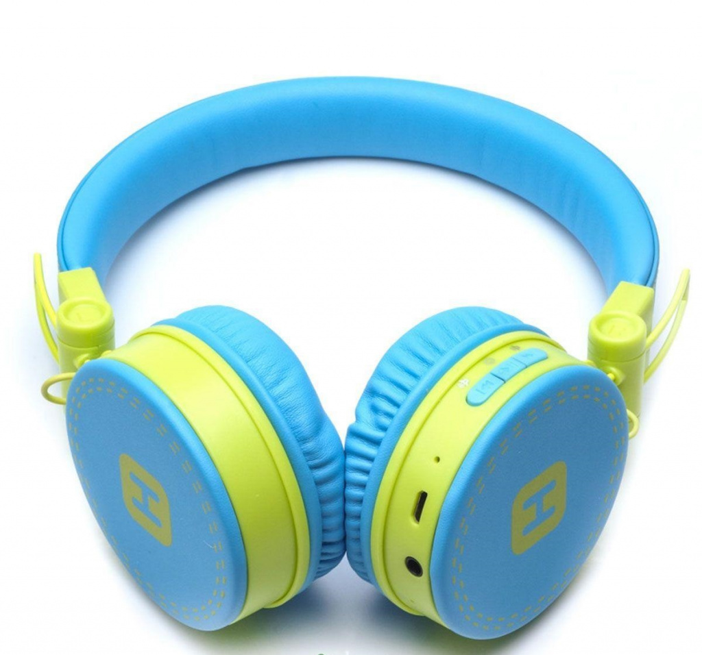 Harper Kids HB-202, kék sárga fejhallgató
