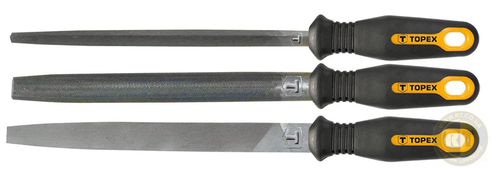Un set de fișiere pentru metal 200 mm grit 2 TOPEX