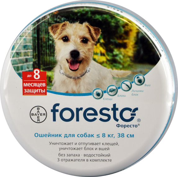Foresto (Bayer) upp till 8 kg 38 cm