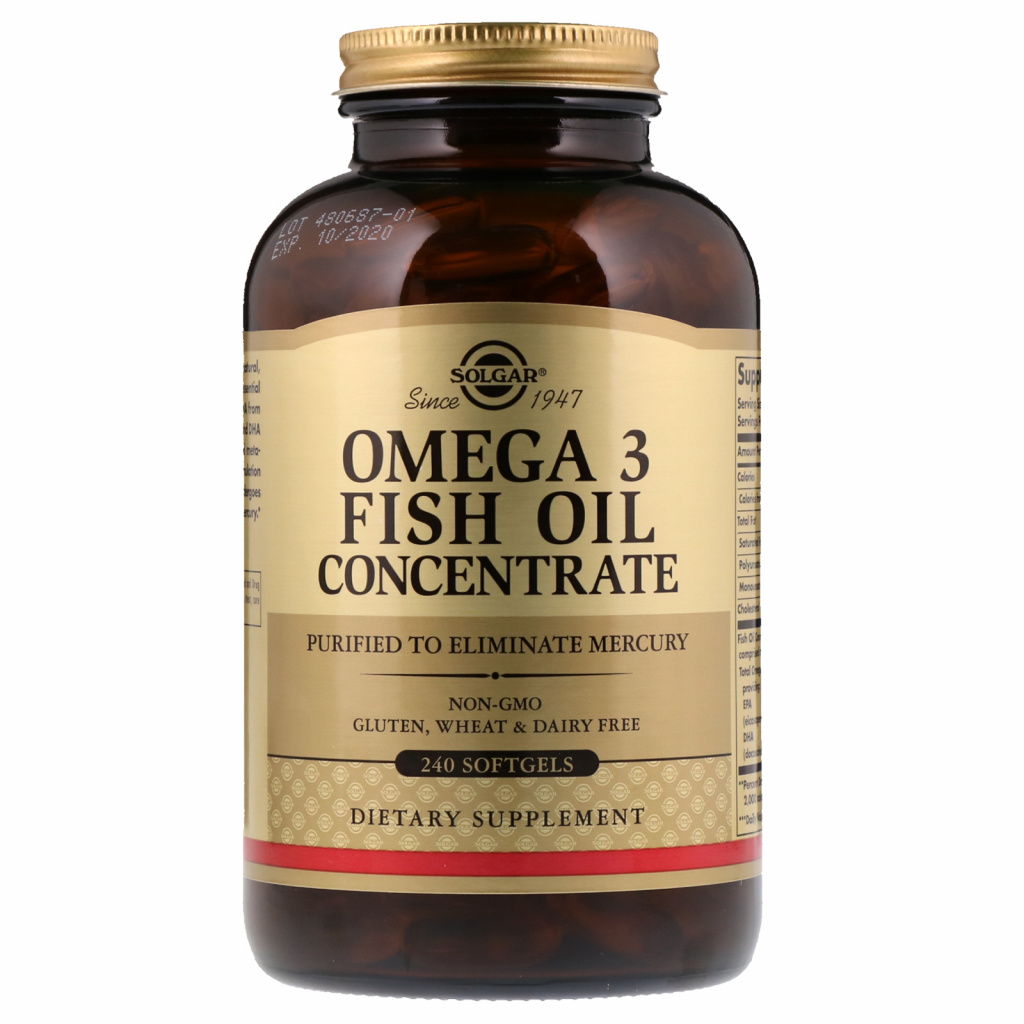 Solgar Omega 3 концентрат за рибено масло