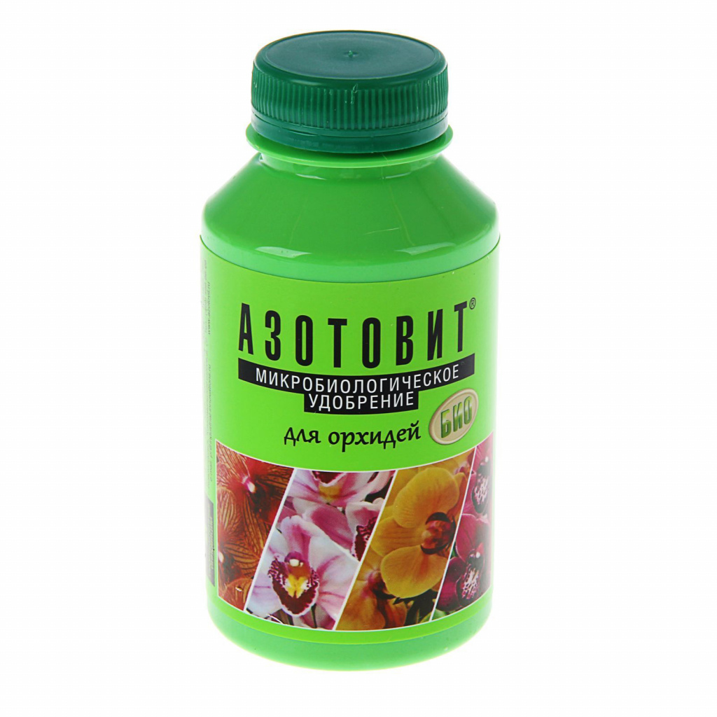 Fertilitzant Azotovita per a orquídies, concentrada, ampolla de PET, 0,22 l