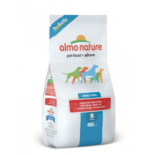 Almo Nature Small and Be and Rice Holistic (per a gossos adults de races petites amb vedella)