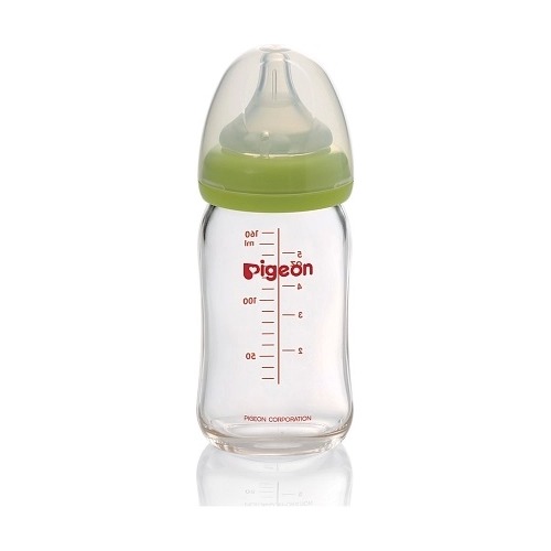 Frasco pequeño de PIGEON Perilstatik Plus 160 ml, vaso premium