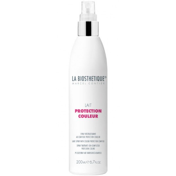 LECHE PARA EL CUIDADO DE LA PROTECCIÓN PARA EL TIRADO DEL CABELLO COULEUR LA BIOSTHETIQUE PROTECTION COULEUR.