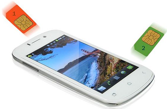 smartphone för 2 sim-kort