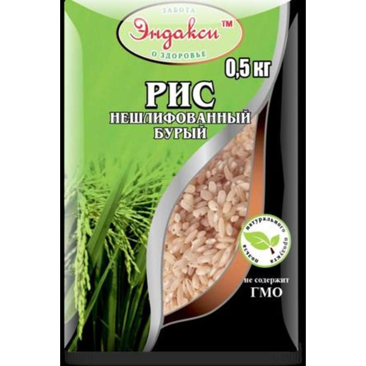 Rizs Endaxi polírozatlan barna 500 g