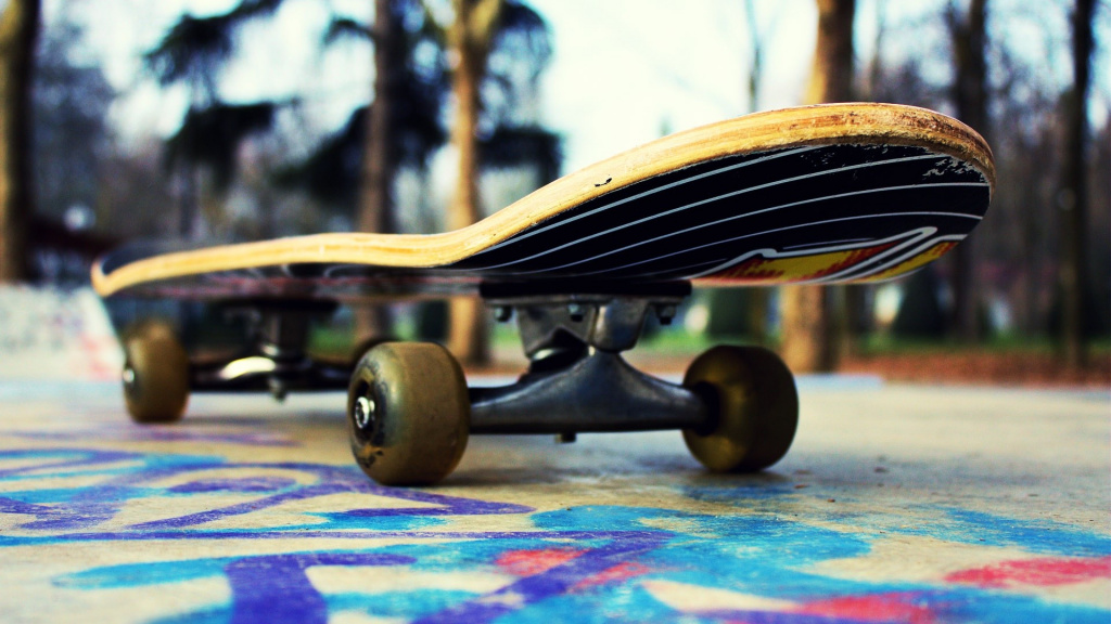 skateboard paluba