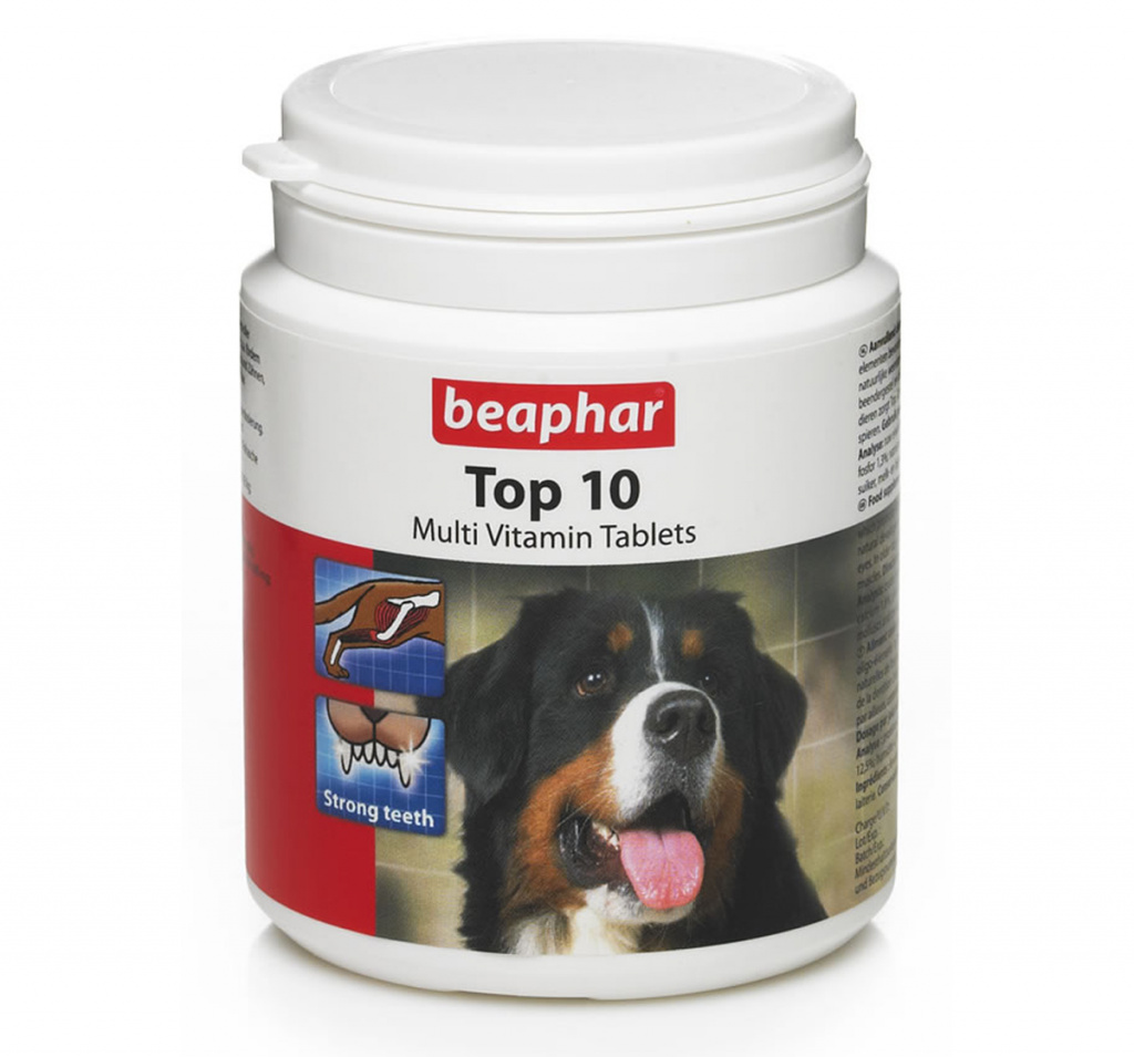 Beaphar Top 10 Multi Vitamin -välilehdet