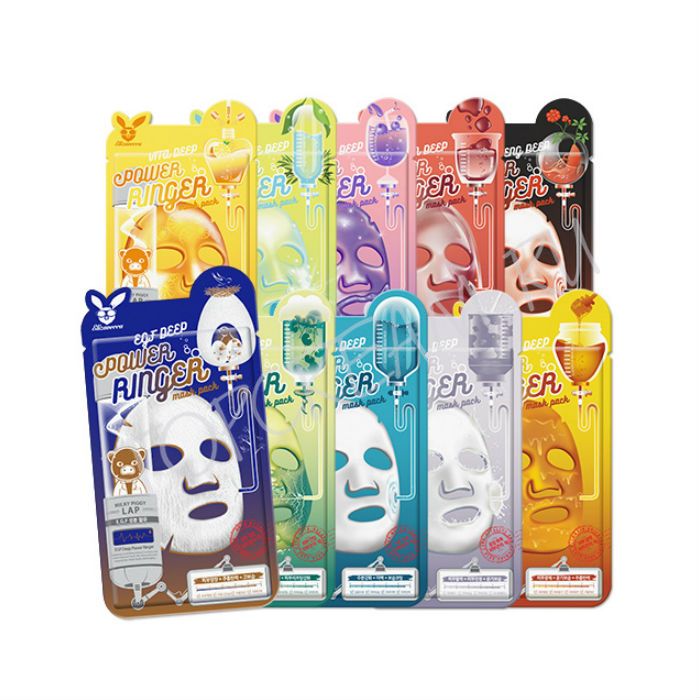 ELIZAVECCA / DEEP POWER Facial Tissue Mask Set