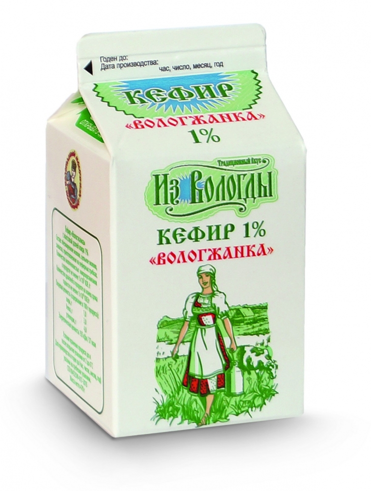Din Vologda 2,5%, fabrică de produse lactate PC Vologda