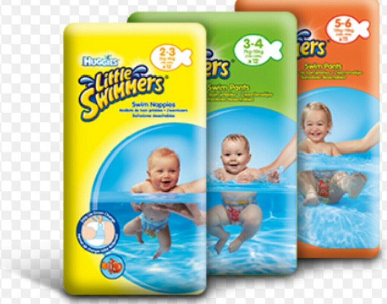 Shorts de baño de nadadores pequeños de Huggies