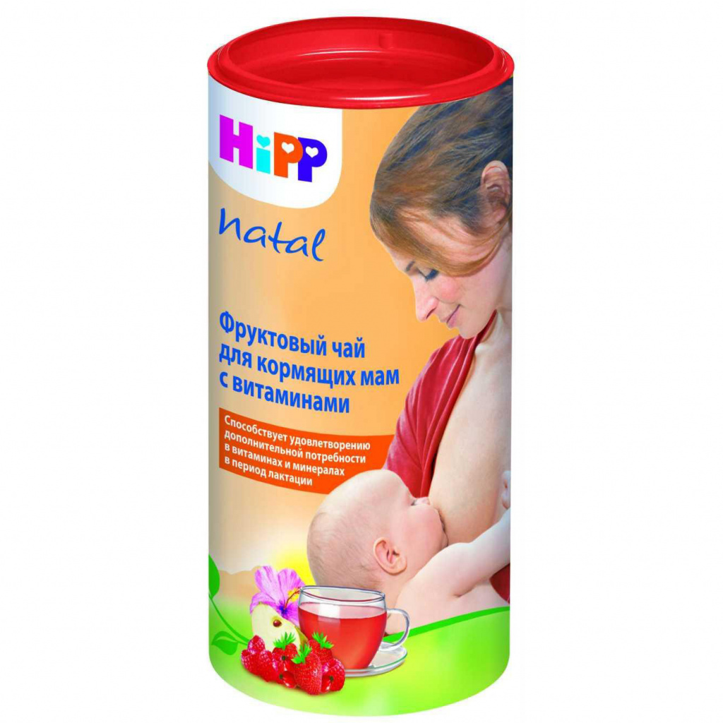 Hipp para madres lactantes fruta con vitaminas.