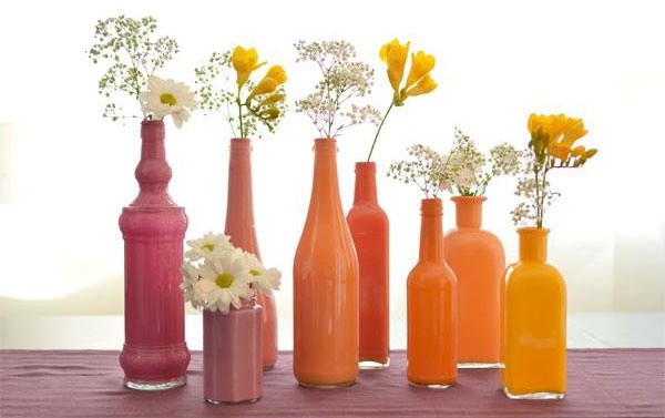 Vázy ve tvaru láhve