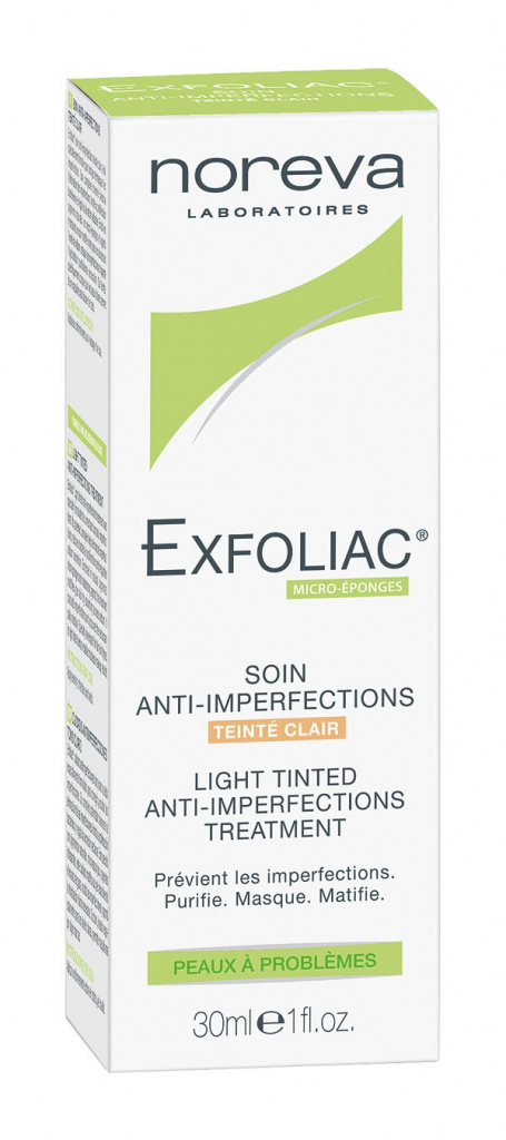 EXFOLIAC SIN ANTI-IMPERFECTIONS TEINTE CLAIR FRÅN NOREVA.jpg