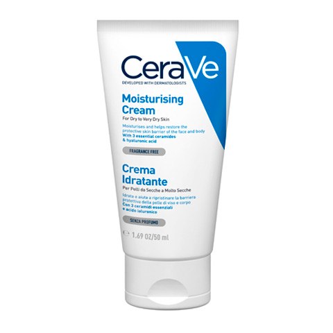 CeraVe Moisturizing Cream لبشرة جافة وجافة جدًا للوجه والجسم