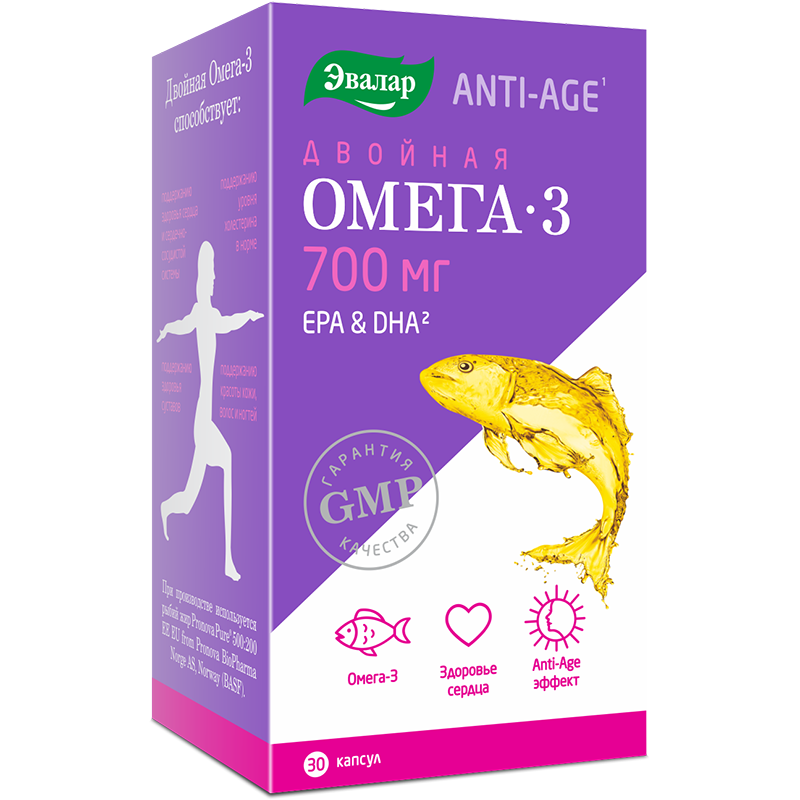 Omega-3 1000 mg Evalar