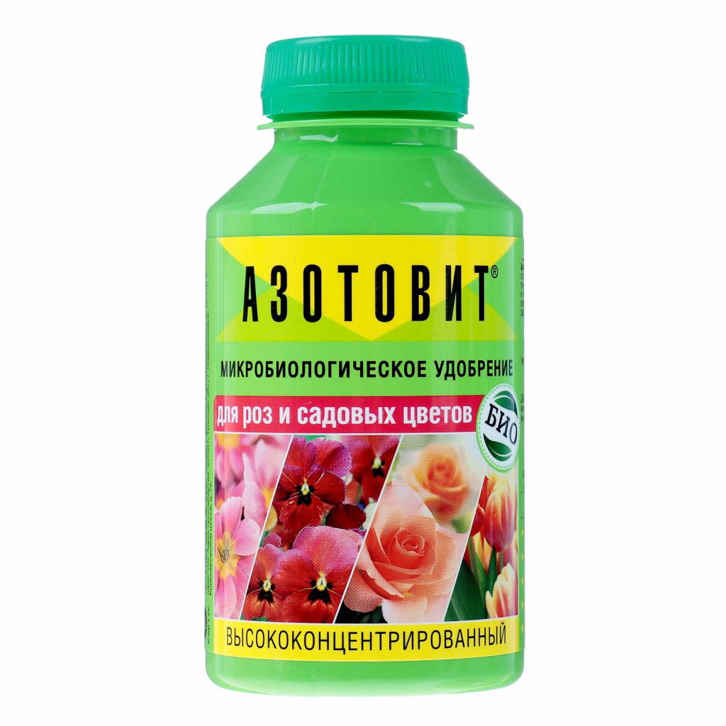 Abonament microbiològic Nitrogen per a roses i flors de jardí, A10050, 220 ml