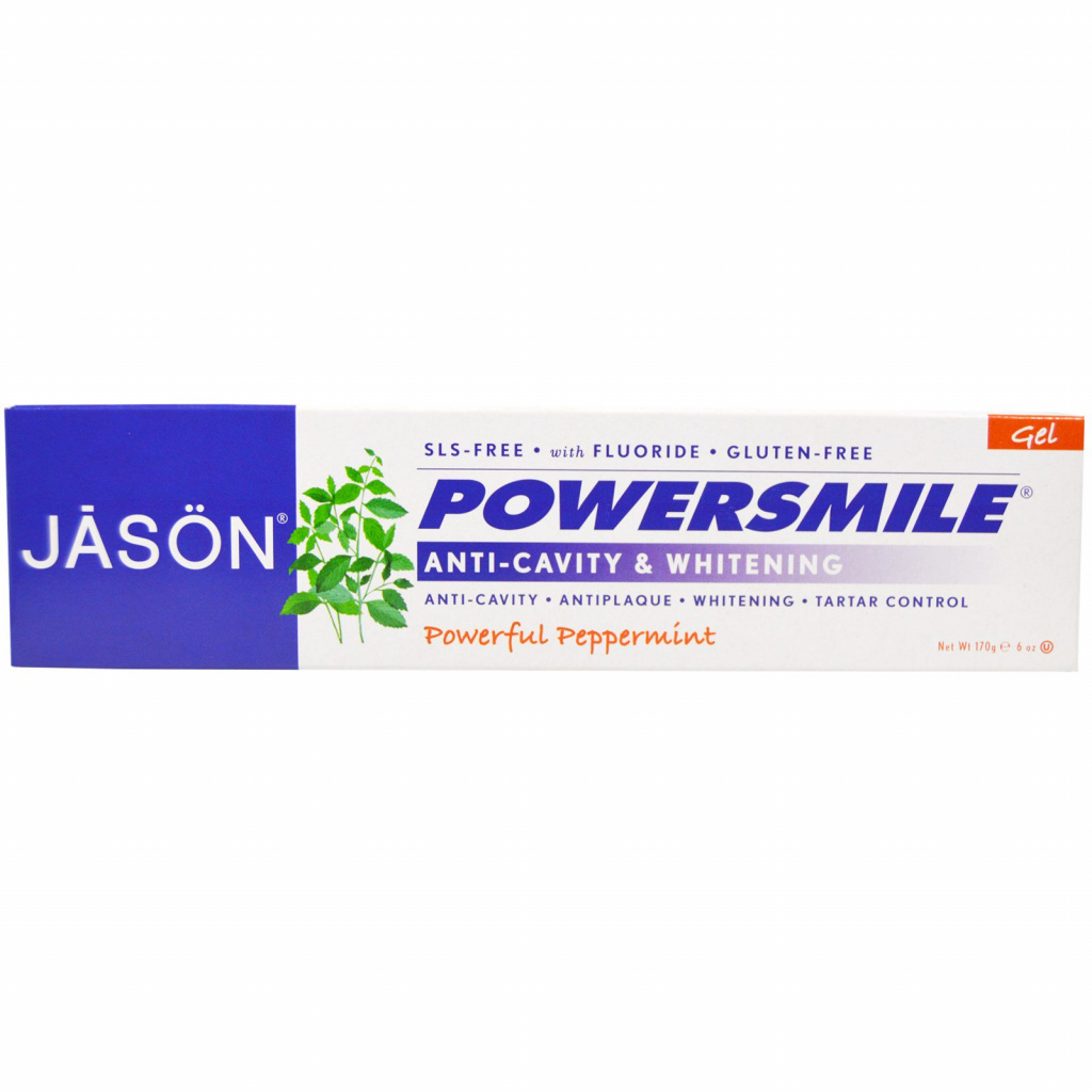 جيسون الطبيعية PowerSmile قوة النعناع