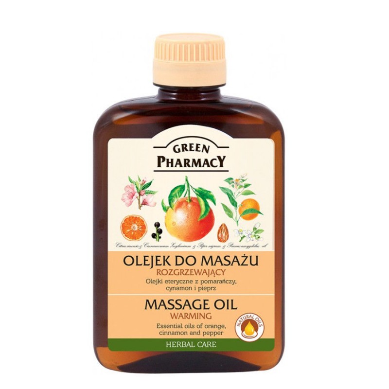 Gröna apoteket värmer massage olja värme kroppen massage olja