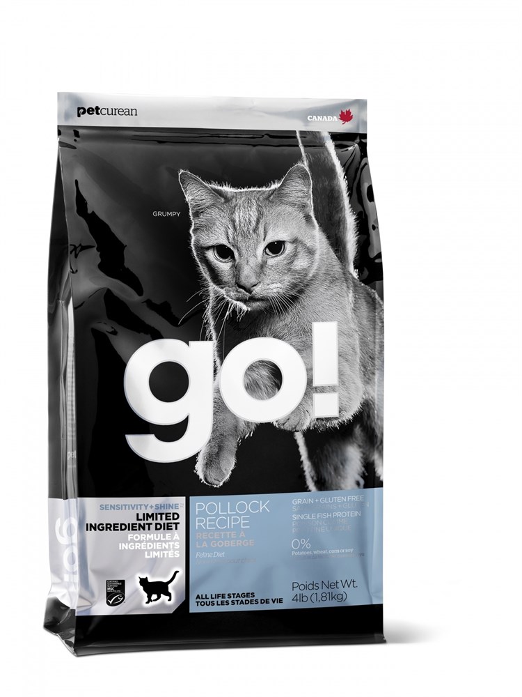 إطعام GO! الحساسية الكلية الطبيعية غير المحببة للأطعمة والقطط مع الهضم الحسي مع COD SHINE GRL FREE GRLIP CAT RECIPE.jpg