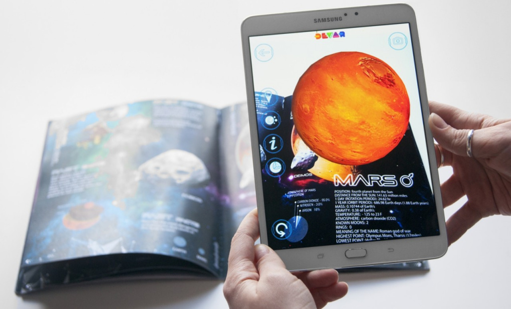 Enciclopèdia 4D en Cosmos de realitat augmentada