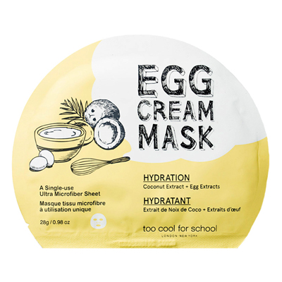 EGG CREAM MASK، TOO COOL FOR SCHOOL