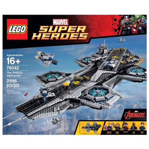  Lego Marvel Super Heroes 76042 helikopter hordozó